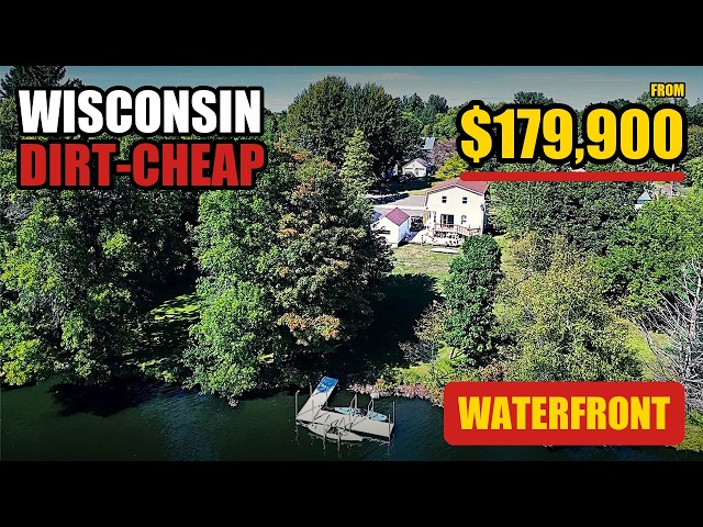Wisconsin Waterfront Homes That Nobody Is Buying