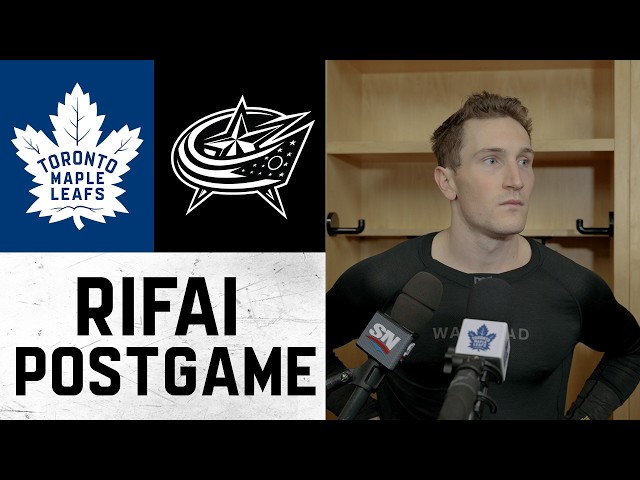 Marshall Rifai | Post game at Columbus Blue Jackets | October 20, 2026
