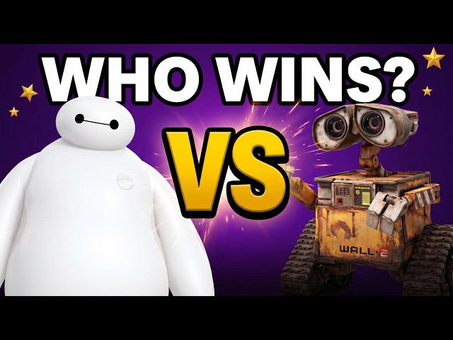 Baymax vs WALL-E | Which Disney Robot Reigns Supreme?