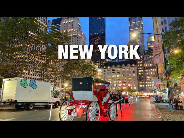 New York City 4K LIVE Manhattan on Monday Evening (October 19, 2026)