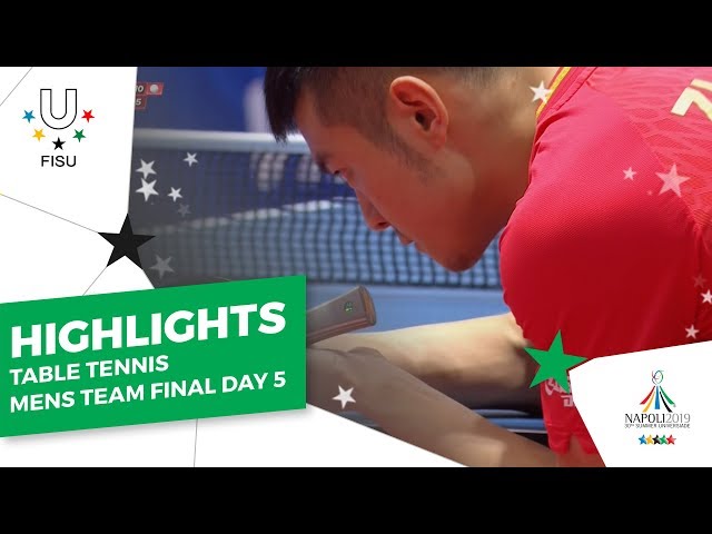 Highlights Day5 I Table Tennis Mens Team Final #Napoli2019