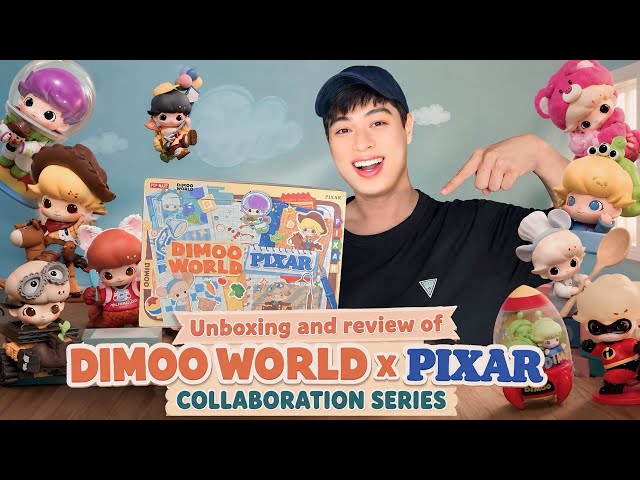 FINALLY UNBOXING THE FULL SET OF DIMOO WORLD X PIXAR COLLABORATION SERIES 