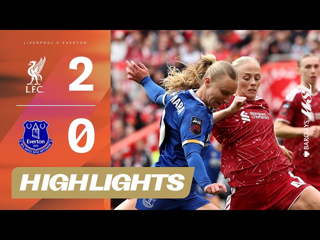 Reds Win Merseyside Derby at Anfield! | Liverpool v Everton Highlights | Barclays WSL 25/26
