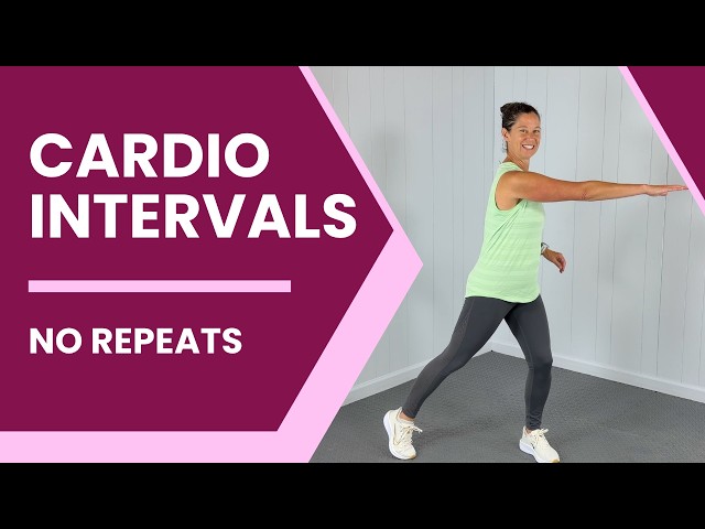 15 Minute Cardio Workout at Home | Standing Intervals, No Equipment
