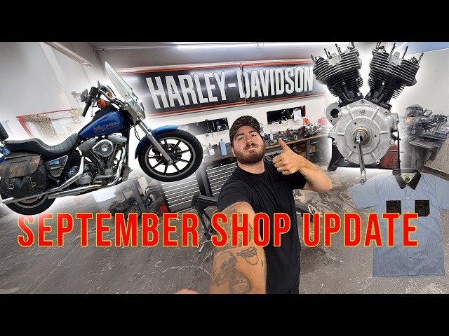 September Shop Update -- New Bikes, Engine Builds, and Merch