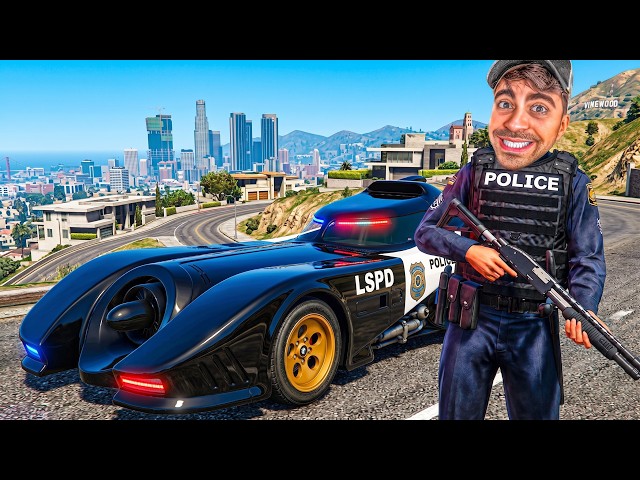 قراند 5 محاكي الشرطة - سيارة باتمان الخرافية - GTA V