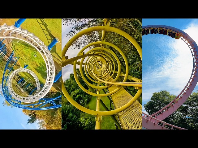 Every Roller Coaster at Rusutsu Resort in Japan!  Front Seat POVs! Ultra Twister!!!