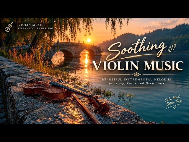 Soothing Violin Music - Beautiful Instrumental Melodies for Sleep, Focus and Deep Peace