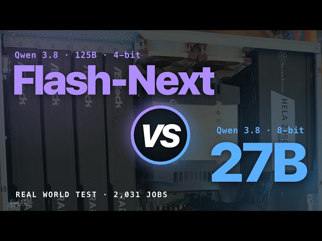 Qwen 3.8 Flash-Next vs Qwen 3.8 27B: Real World Test on 2,031 Jobs