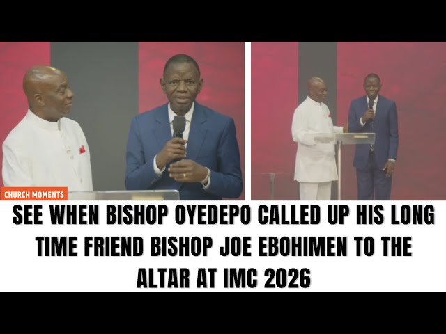🔥 BISHOP OYEDEPO CALLED UP HIS OLD FRIEND TO THE ALTAR AT INTERNATIONAL MINISTERS CONFERENCE 2026