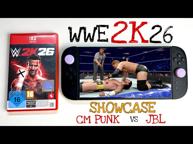 WWE 2K26 on Nintendo Switch 2 Showcase Cm Punk vs JBL