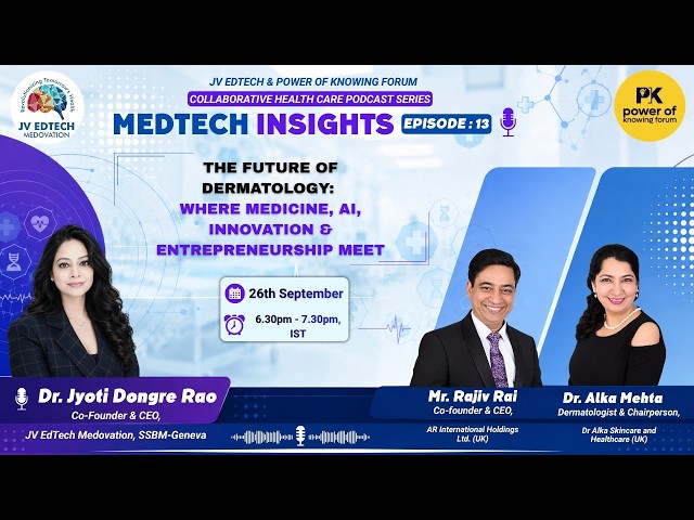 The Future of Dermatology: Where Medicine, AI, Innovation & Entrepreneurship Meet