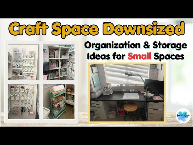 🌟 MUST SEE!!! Small Craft Room Organization & Tour 2025🌟 | Downsized & Organized Craft Space