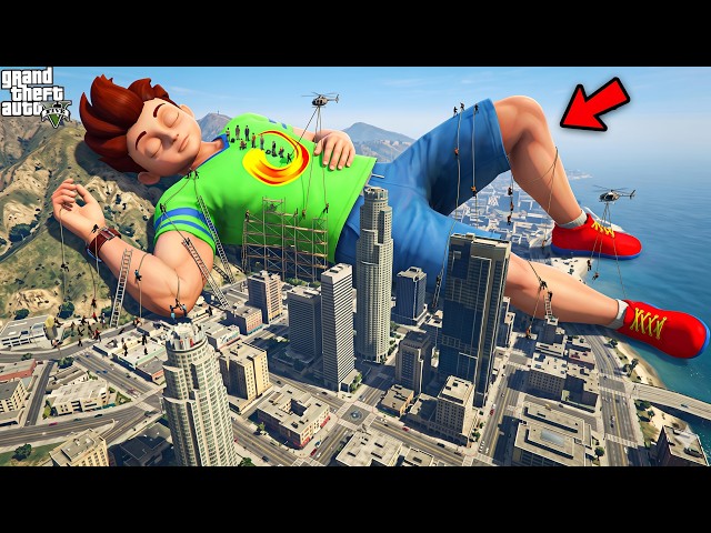 KICKO Became GIANT KICKO In GTA 5 ! (GTA 5 Mods)