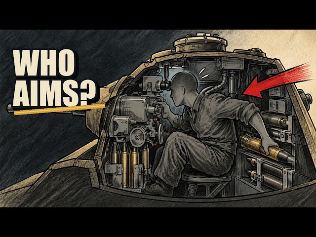 Inside WWII Tank Turrets: One Man, Four Jobs