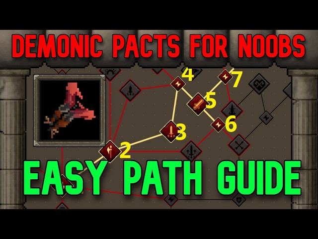 SIMPLE STARTING ROUTE FOR DEMONIC PACTS - OSRS Leagues 6