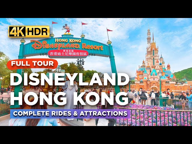 Full Tour of DISNEYLAND HONG KONG 2025 | Complete Attractions and POV Rides | Top Asia Destination