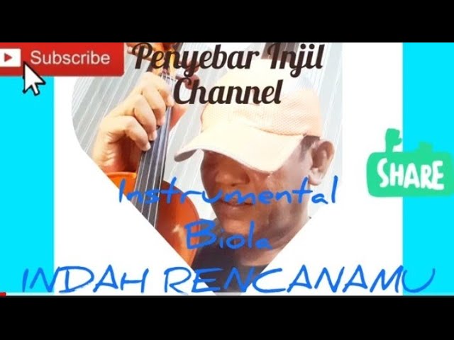 cover persion.."INDAH Rencanamu TUHAN."Instrumental BIOLA.Lian Sihan Violin