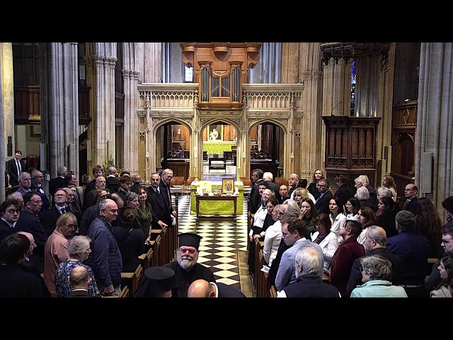 A Lecture by His All-Holiness Bartholomew I with a Service of the Lesser Blessing of the Waters