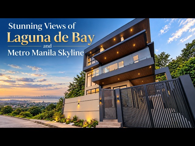 From Laguna de Bay to the Metro Manila Skyline—This Home Sees It All