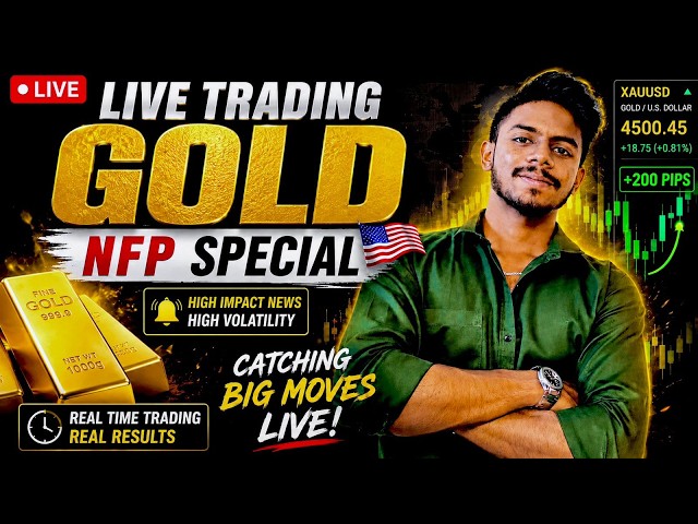 Live Trading GOLD | October 02 | NFP SPECIAL | DAY 55 #livetrading  #forex #crypto #trading