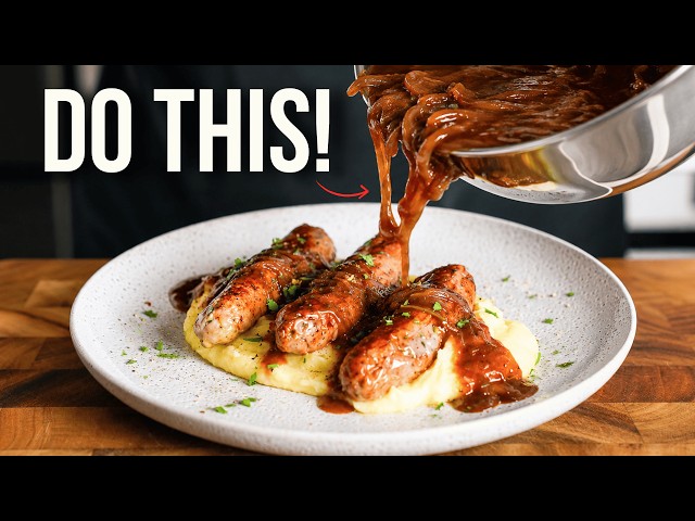 Bangers & Mash | Proper Comfort Food & The Most Incredible Onion Gravy