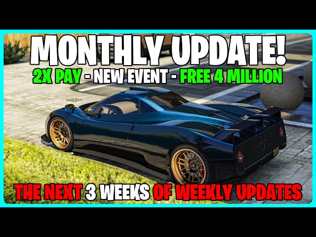 *BREAKING* GTA Online MONTHLY UPDATE! All Bonuses & MORE!