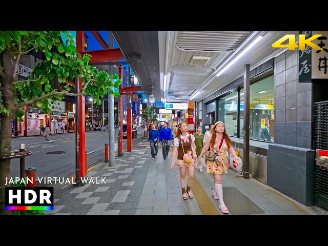 Japan - Tokyo Asakusa, Evening Walking Tour | Summer 2026 • 4K 60fps HDR