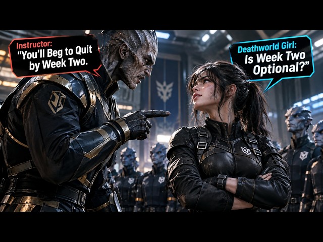 Instructor: "You'll Beg to Quit by Week Two" — Deathworld Girl: "Is Week Two Optional?" | Sci-Fi