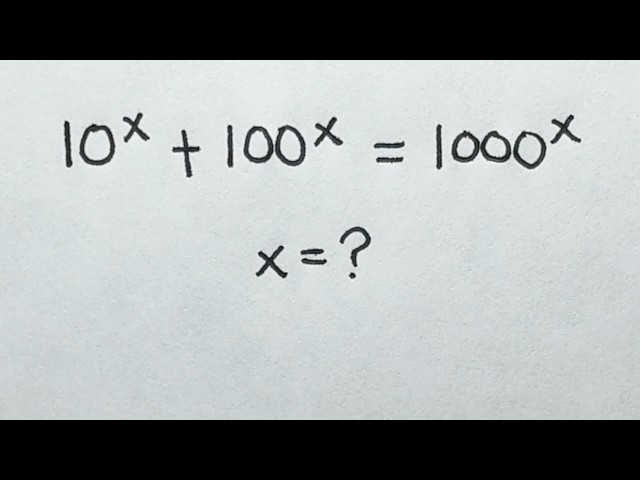 Solve for x in this nice Algebra equation | Math Olympiad Mathematics