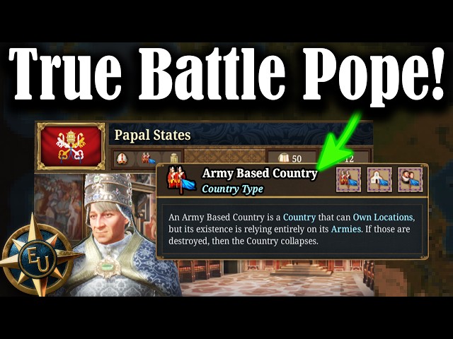 This is how you can turn EVERY Nation into an ARMY BASED COUNTRY!! #eu5