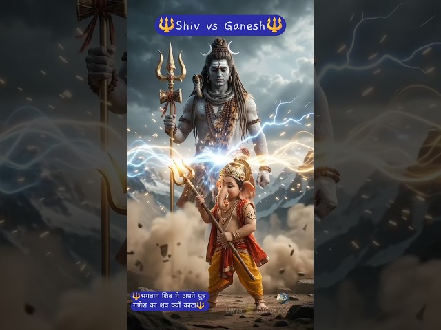👉 “भगवान शिव ने गणेश का सिर क्यों काटा? | गणेश जन्म की कथा”#shorts #bhaktishorts #ai #shiva #ganesh