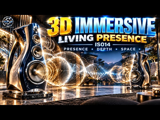 3D Immersive Audio — Living Presence IS014  | Deep Spatial Sound & Wide Soundstage |