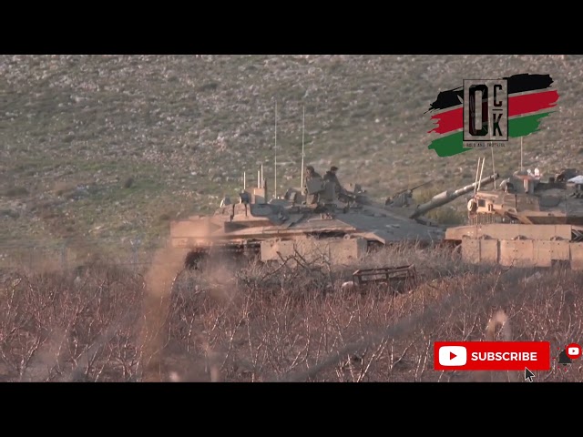 Israeli military vehicles seen near border with Lebanon as offensive against Hezbollah intensifies