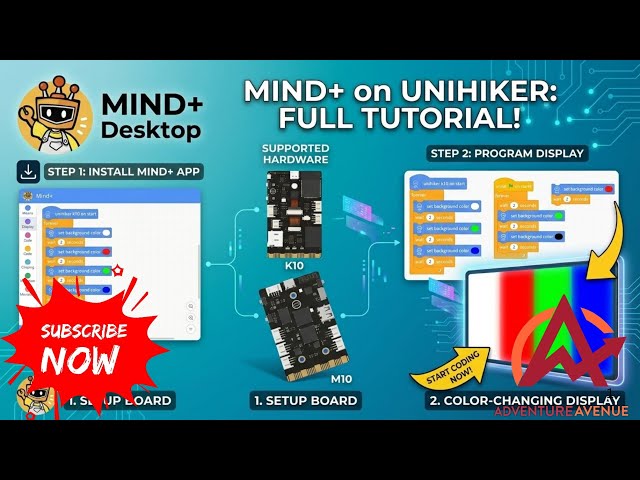 Getting Started with Unihiker K10 | Easy Mind+ Tutorial