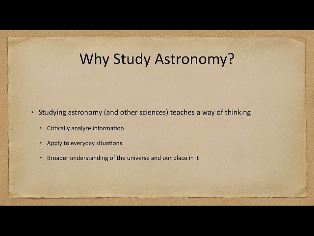 Chapter 1 - Lecture 1 - Astronomy and Science - OpenStax - AI Voice Version