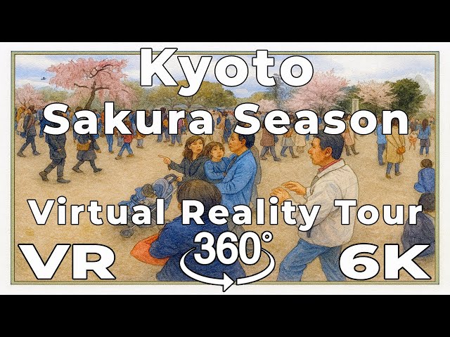 Kyoto in Bloom: A Love Letter Written in Petals in Kyoto, Japan in Virtual Reality 6K 360º VR