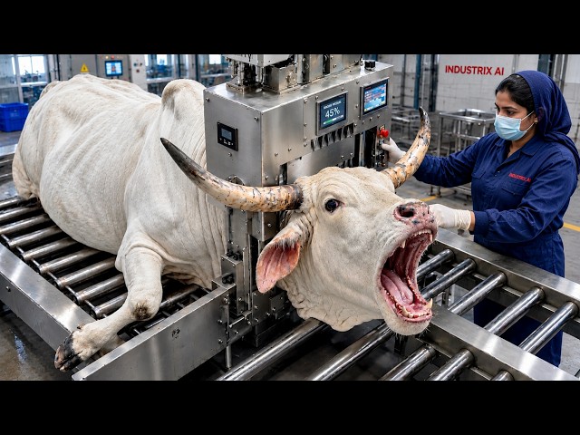 Inside the White Brahman Bull Horn Factory | How Luxury Tech Ring Jackets Are Made