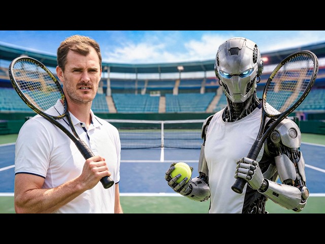Tennis Pro vs Robot