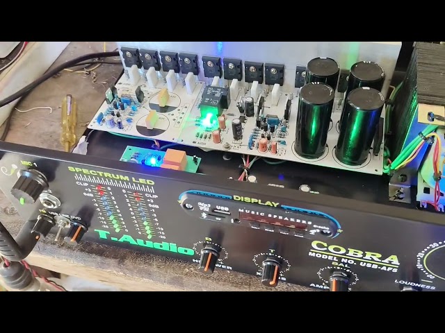 400+200 Watt handmade power amplifier sound test 🔥🔥🔥 All details - 9382581829