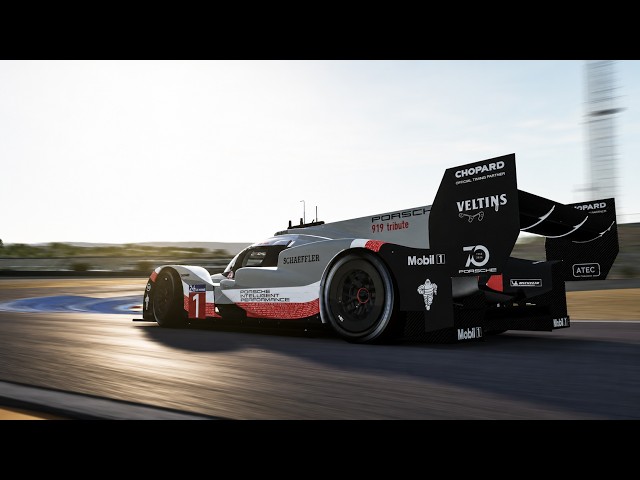 Porsche 919 Tribute EVO at Laguna Seca - 1:05.363 - rFactor 2 (Mouse Steering)