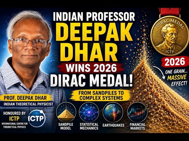 Indian Physicist Deepak Dhar Wins 2026 Dirac Medal | The Science Behind His Work