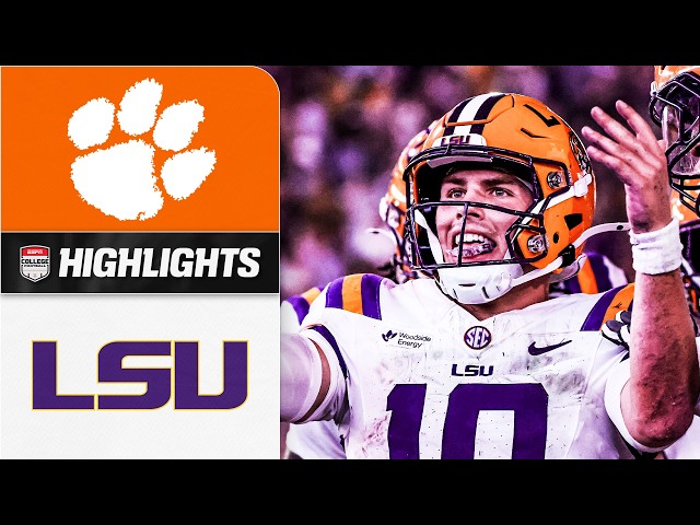 THE LANE KIFFIN ERA IS HERE 🤩 Clemson vs. LSU | Full Game Highlights | ESPN College Football