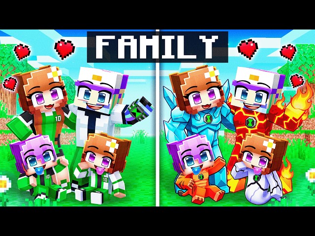 Having a BEN 10 Family in Minecraft!