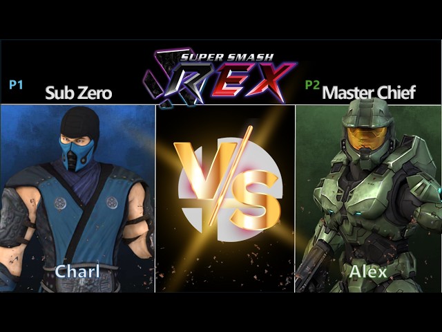 Super Smash REX Sub Zero vs Master Chief - Request