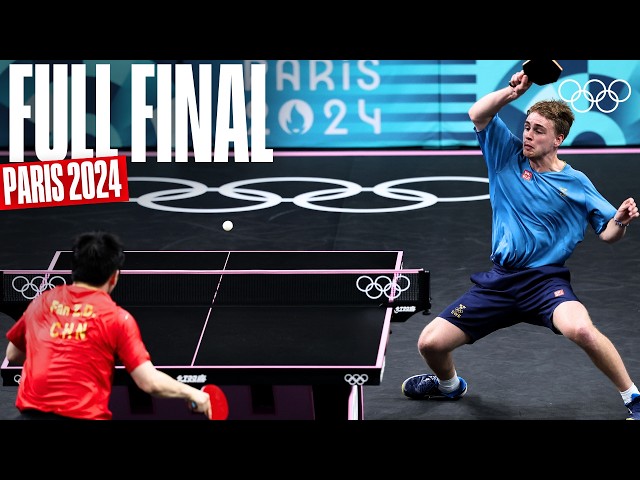 FULL Gold Medal Match | Men's Table Tennis 🇸🇪🏓🇨🇳 | Paris 2024