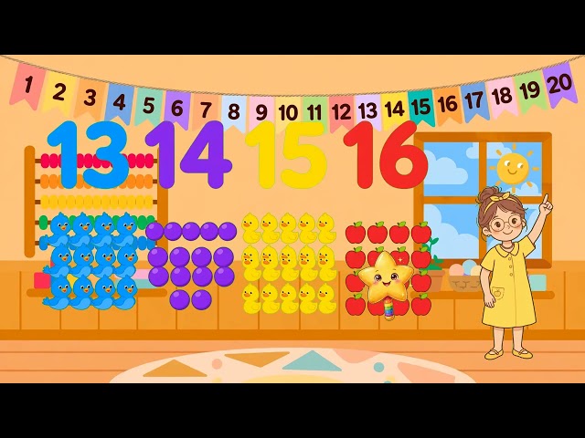 Learn Numbers 1 to 20 | Counting Song for Toddlers