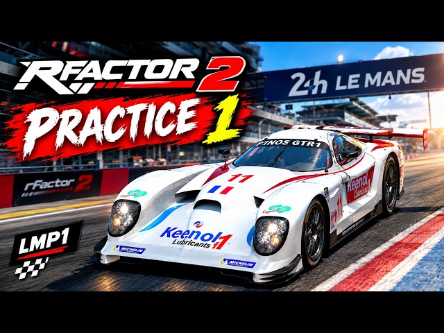 PRACTICE 1 ENDS IN A HUGE CRASH! 💥 | rFactor 2 Le Mans LMP1