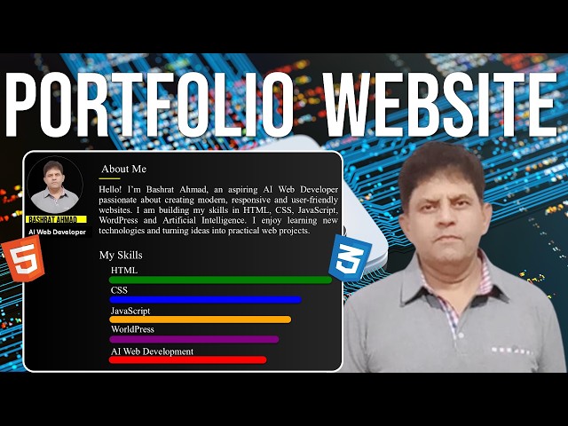 Portfolio Website Course Day 1 | Earn from Home with Web Development | Bashrat365