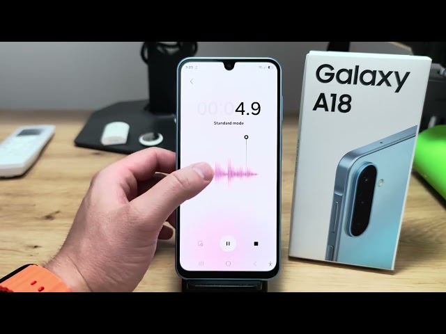 Samsung A18: How to Record Sounds